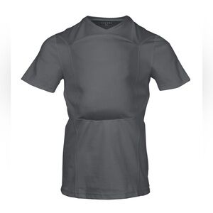 Lalabu Men's Gray Short Sleeve Tee